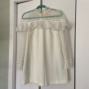 Self-Portrait White Lace Beyoncé Dress